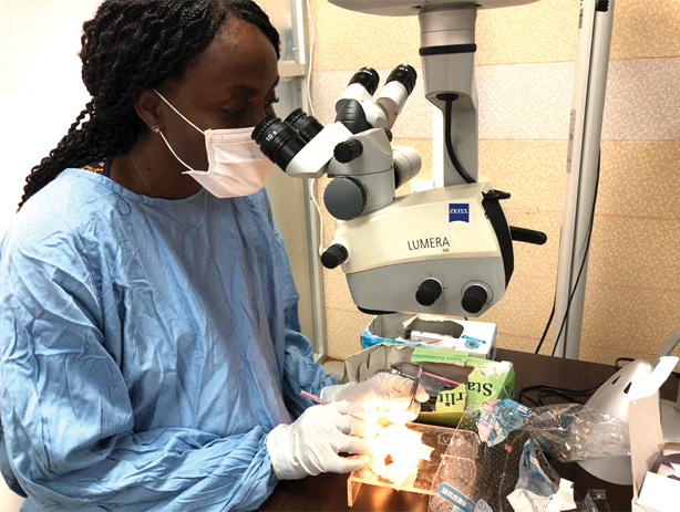 Dr Murthy Performs Corneal Transplants at Liberia