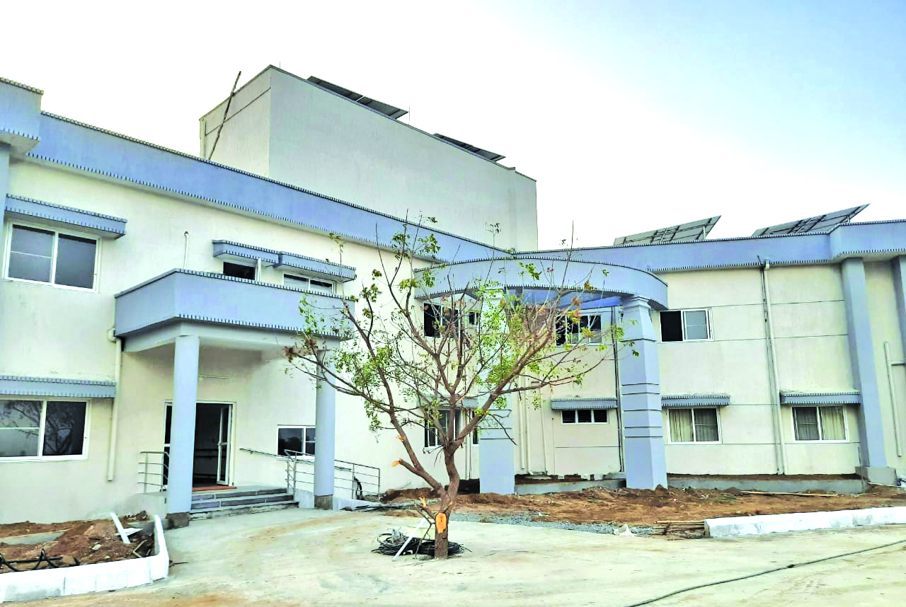 The Krishna Sindhura Eye Centre campus in Siddipet